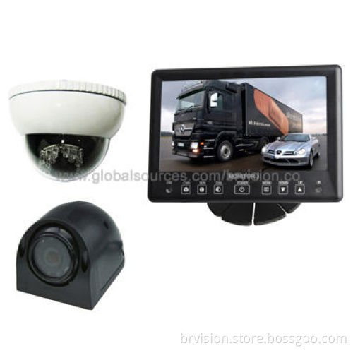 Colored CCD and Vandal Proof Camera with IP67 Waterproof Monitor for Car Rearview System